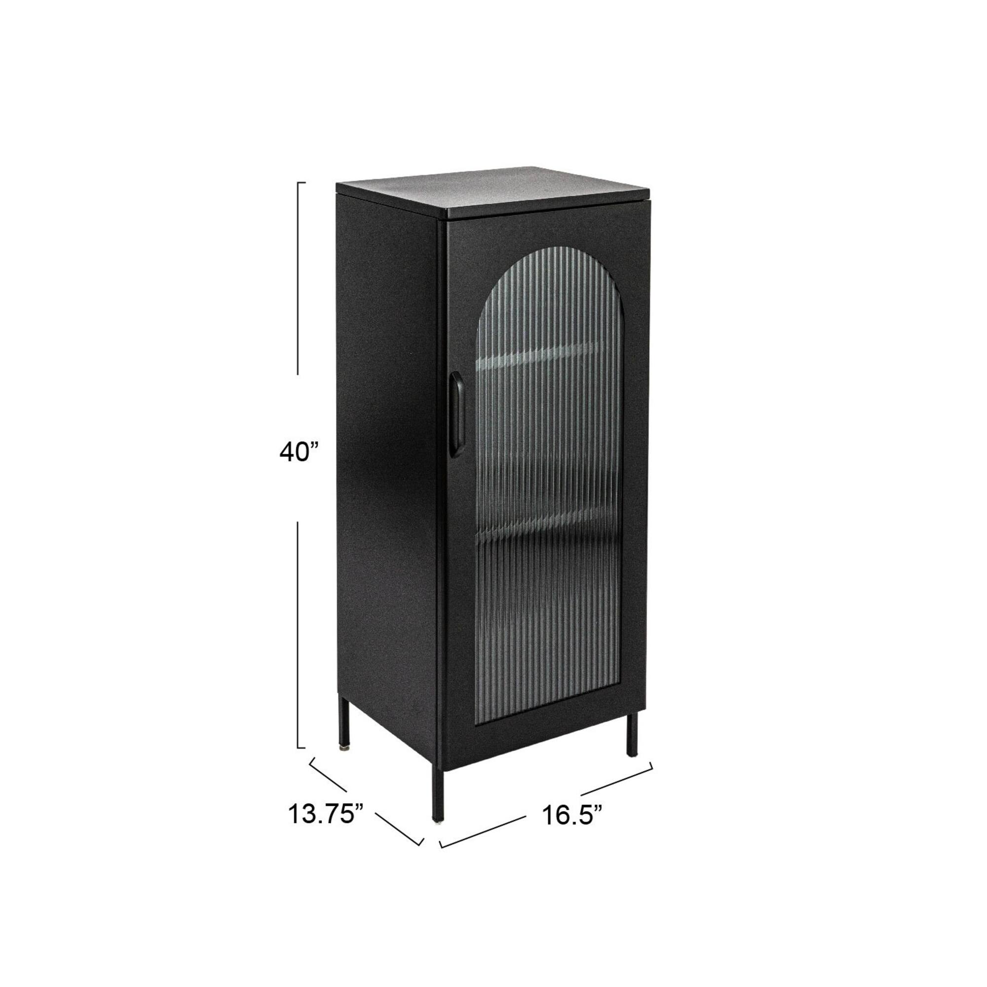 Hello Honey® Metal Cabinet with Glass Door